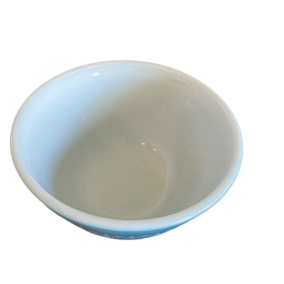 Vintage Pyrex By Corning Snowflake Blue #401 Nesting Bowl Replacement USA - Picture 4 of 14